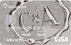 ConheÃ§a o cartÃ£o C&A Internacional Visa.